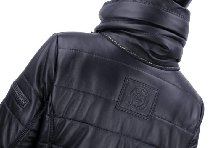 Kurtka Skórzana Pikowana Damska DORJAN CM BSA450_2 17.JPG