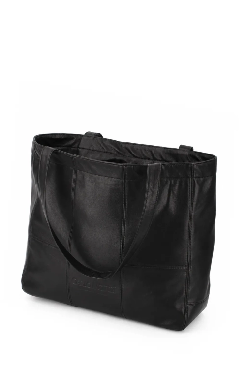 Torebka damska typu shopper z naturalnej skóry owczej DORJAN 7.webp