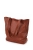 Torebka damska typu shopper z brązowej skóry owczej DORJAN 3.webp