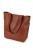 Torebka damska typu shopper z brązowej skóry owczej DORJAN 6.webp