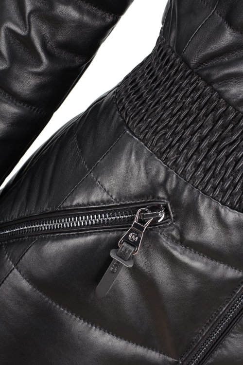 Płaszcz Skórzany Pikowany Damski DORJAN CM SYL450_1 9.JPG