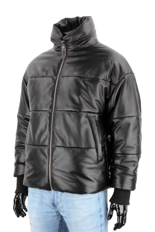 ATS450 - Ocieplana kurtka skórzana męska w kroju oversize DORJAN 9.JPG