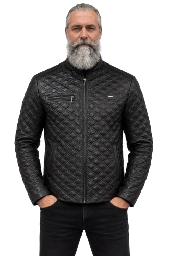 Kurtka skórzana męska pikowana w stylu biker DORJAN (1).webp