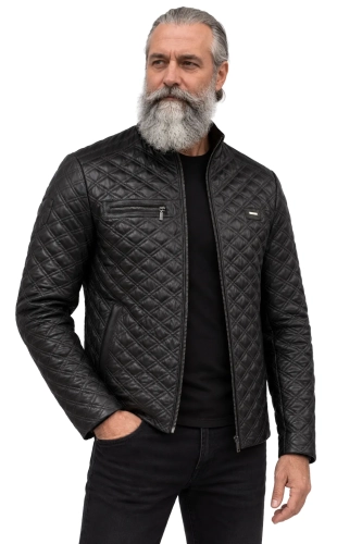 Kurtka skórzana męska pikowana w stylu biker DORJAN (2).webp