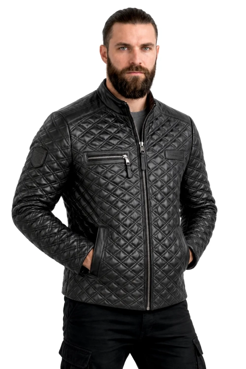 Kurtka skórzana męska pikowana w stylu biker DORJAN CM (3).webp