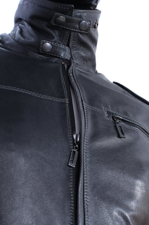 Kurtka skórzana męska CARLO MONTI TOM950