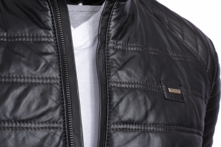 KURTKA SKÓRZANA MĘSKA CARLO MONTI NIK451