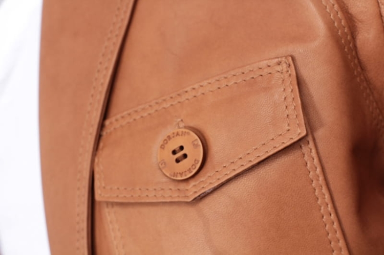 Marynarka skórzana męska DORJAN ALX113