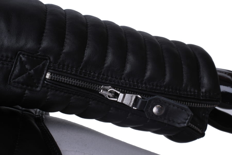 Kurtka Skórzana Pikowana Damska DORJAN CM BSA450_2 18.JPG