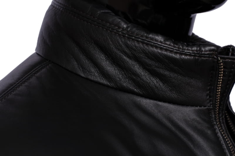 Kurtka skórzana pikowana męska CARLO MONTI  FRA450