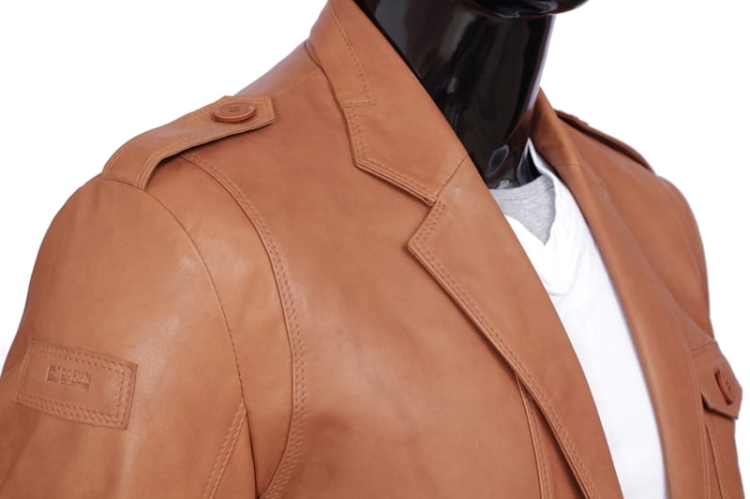 Marynarka skórzana męska DORJAN ALX113