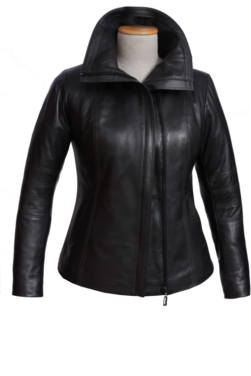 Kurtka skórzana damska CARLO MONTI AGT450