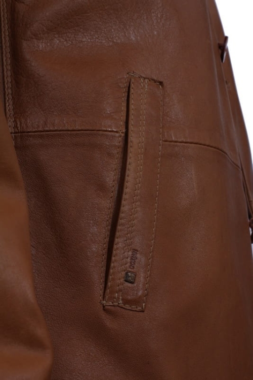 Płaszcz skórzany  męski DORJAN EML710