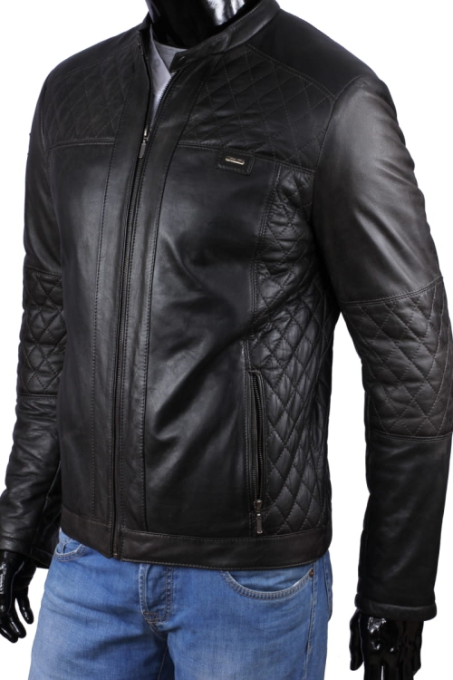 Kurtka skórzana męska CARLO MONTI PDR450 / 4