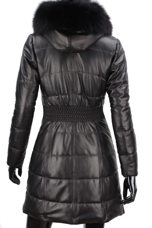 Płaszcz Skórzany Pikowany Damski DORJAN CM SYL450_1 6.JPG