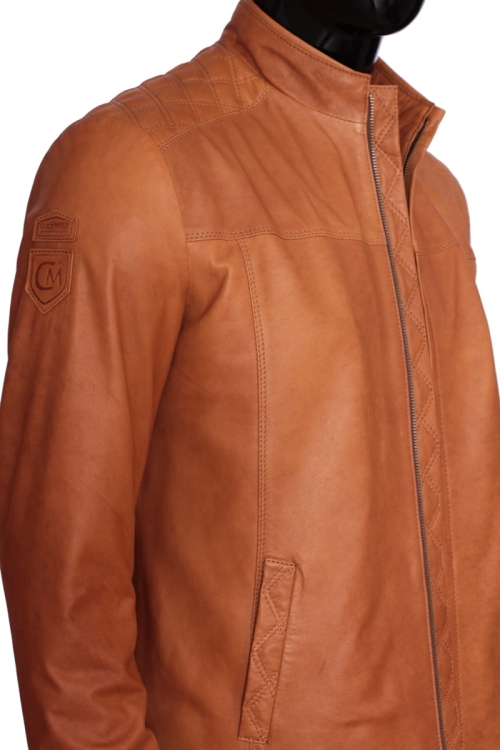 Kurtka skórzana męska CARLO MONTI PIK116