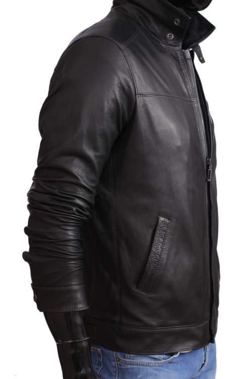 Kurtka skórzana męska CARLO MONTI TOM950_3