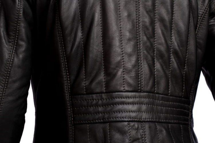 KURTKA SKÓRZANA PIKOWANA DAMSKA CARLO MONTI AML450