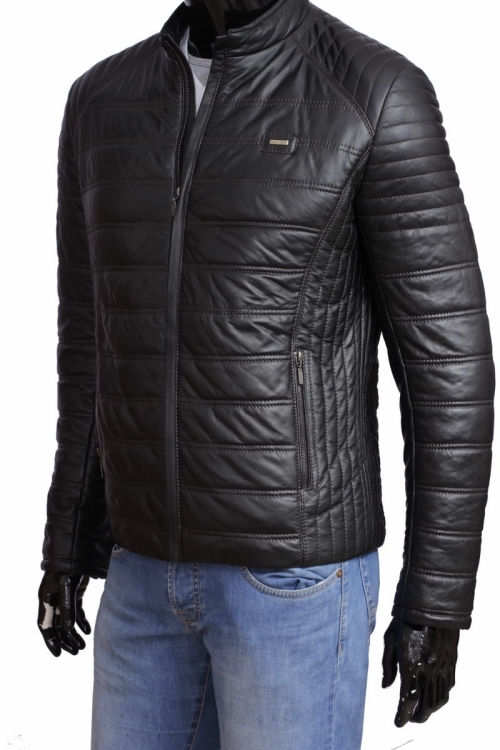 KURTKA SKÓRZANA MĘSKA CARLO MONTI NIK451