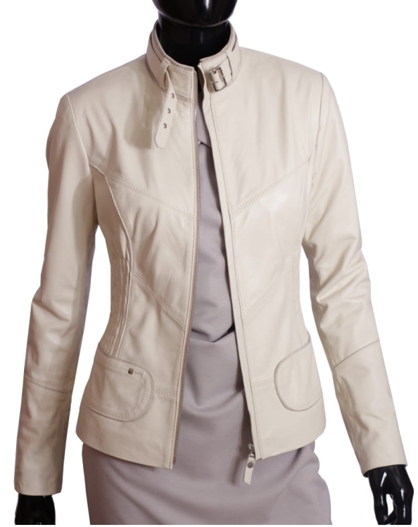 Kurtka skórzana damska DORJAN IZL076 przód