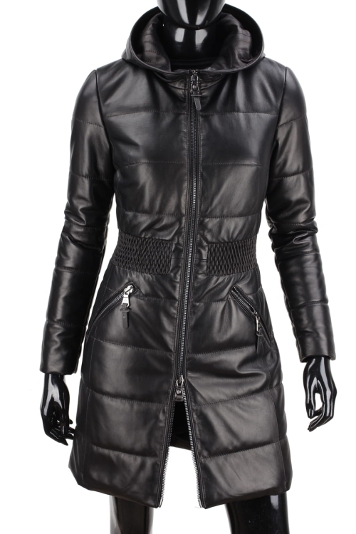 Płaszcz Skórzany Pikowany Damski DORJAN CM SYL450_2 10.JPG