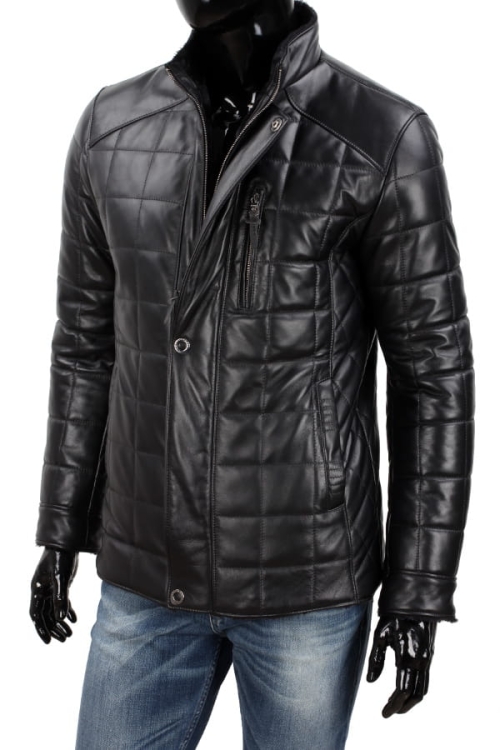 Kurtka skórzana pikowana męska DORJAN CM PAB451 4.JPG