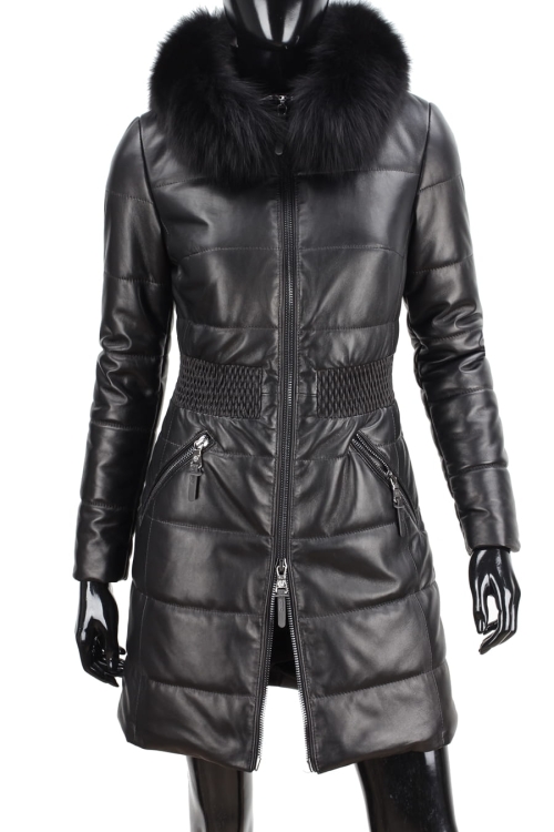 Płaszcz Skórzany Pikowany Damski DORJAN CM SYL450_1 1.JPG