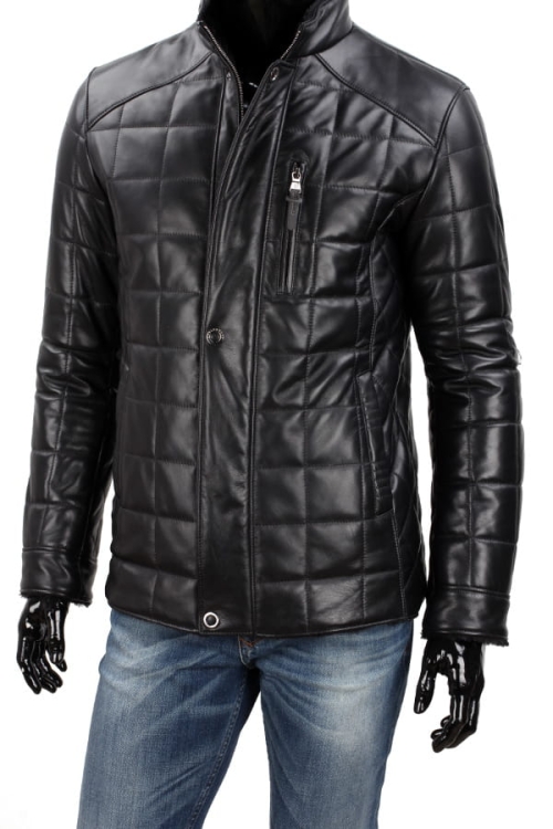 Kurtka skórzana pikowana męska DORJAN CM PAB451 3.JPG