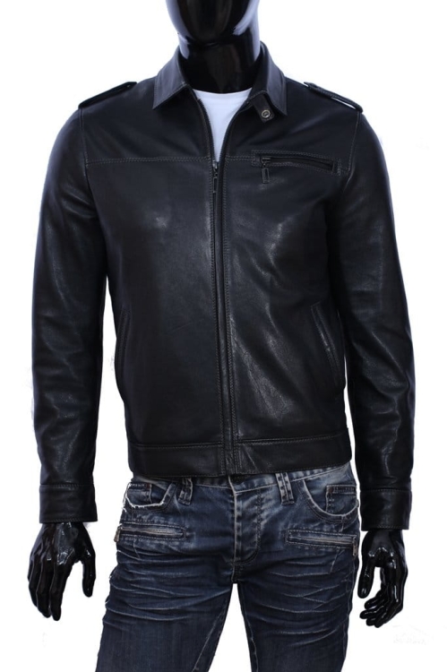 Kurtka skórzana męska CARLO MONTI TOM950