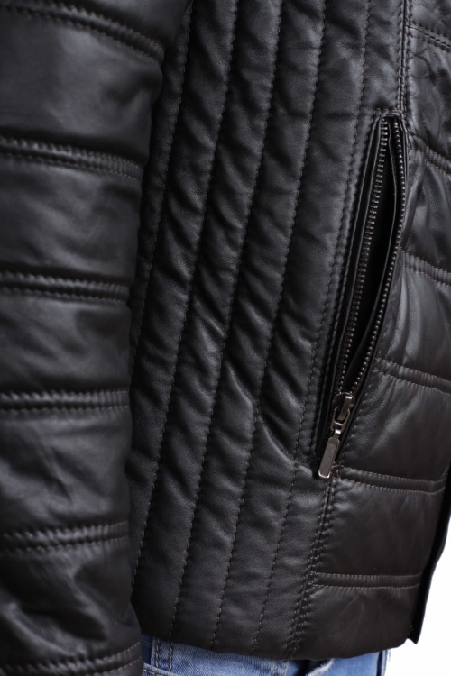 KURTKA SKÓRZANA MĘSKA CARLO MONTI NIK451