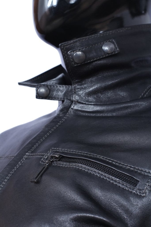 Kurtka skórzana męska CARLO MONTI TOM950