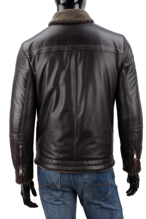 Kurtka skórzana męska - pilotka CM DORJAN TMK160 8.JPG