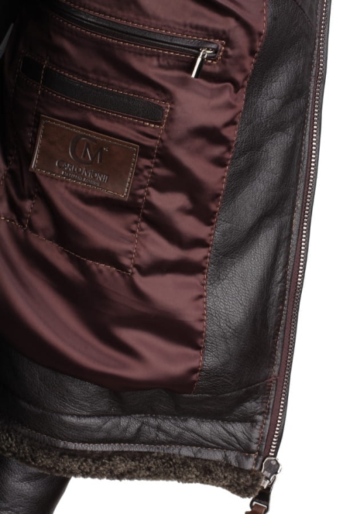 Kurtka skórzana męska - pilotka CM DORJAN TMK160 11.JPG