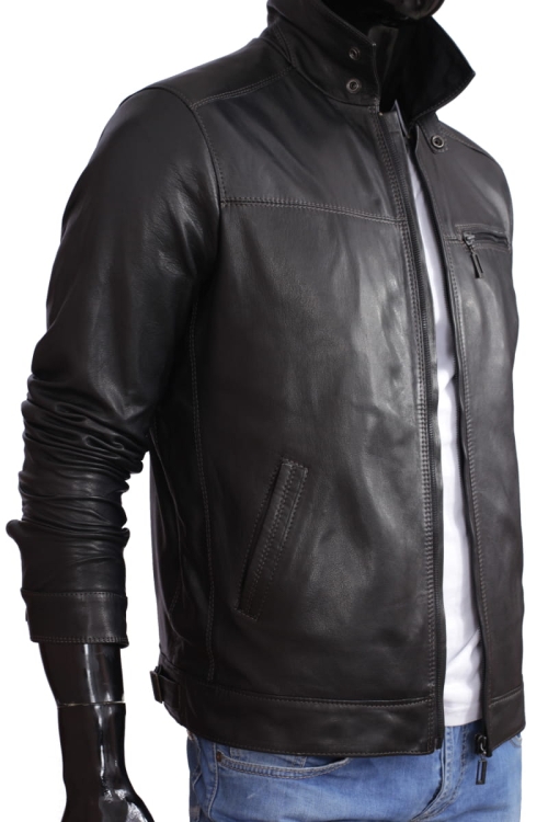 Kurtka skórzana męska CARLO MONTI TOM950_3