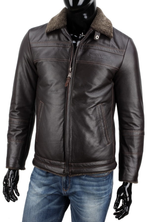 Kurtka skórzana męska - pilotka CM DORJAN TMK160 4.JPG