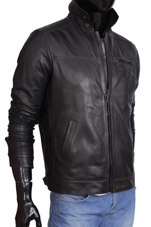 Kurtka skórzana męska CARLO MONTI TOM950_3