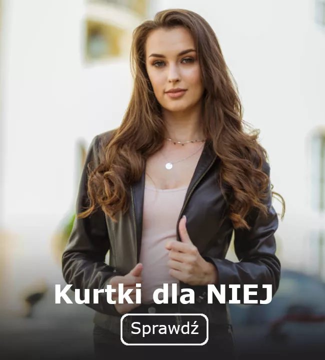 Kurtka Skórzana Damska kolekcja dla Niej