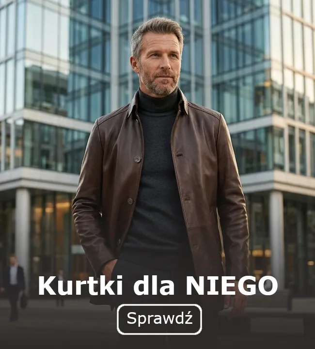 Kurtka Skórzana Męska Ramoneska dla Niego