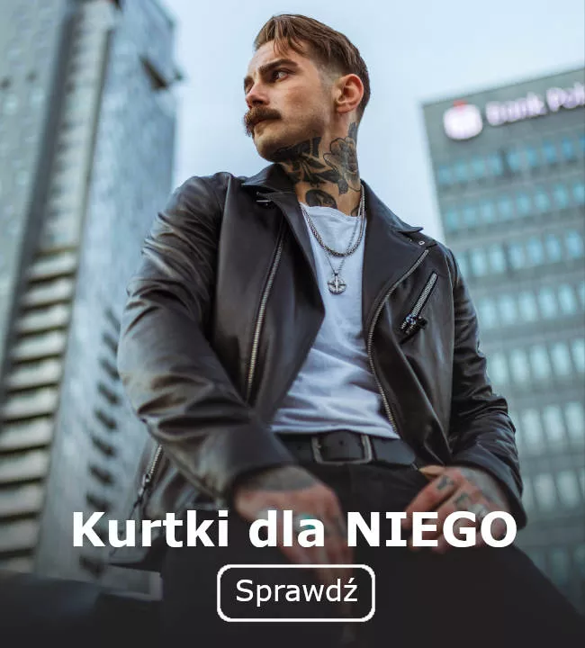 Kurtka Skórzana Męska Ramoneska dla Niego
