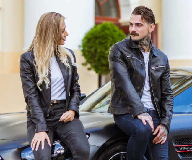 Damskie i męskie kurtki skórzane - rózne fasony, kolory, style i charaktery